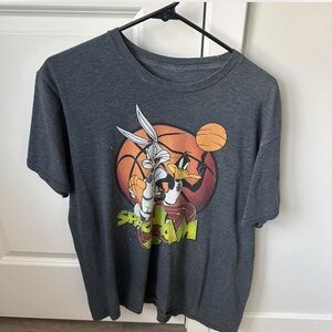 Space Jam Gray Short Sleeve Tee